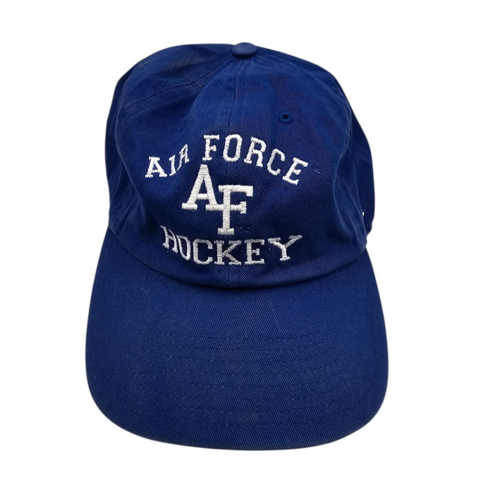 Usaf Air Force Hockey Strapback Baseball Hat By 47 Brand Blue Embroidered